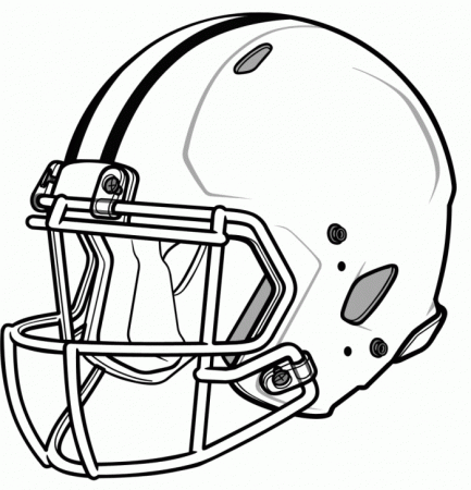 Pictures Of Helmet For Football Coloring Pages - Football Coloring 