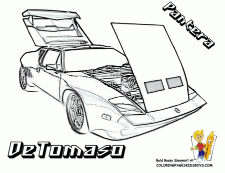 Glorious Car Coloring Pages | Cars | NASCAR | Free Coloring 