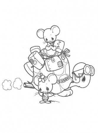 Precious Moments coloring pages and and free coloring pictures