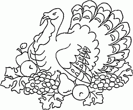 try turkey Colouring Pages