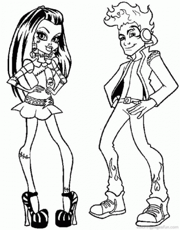 Monster High Printable Coloring Pages | Coloring Pages
