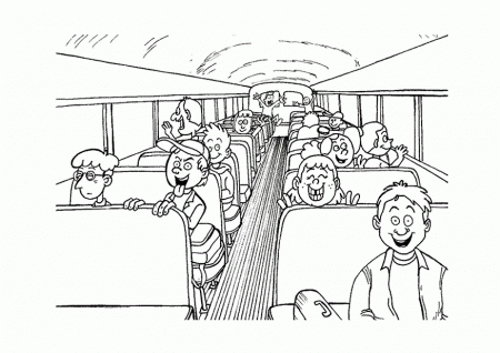 School Bus Coloring Page - Coloring For KidsColoring For Kids