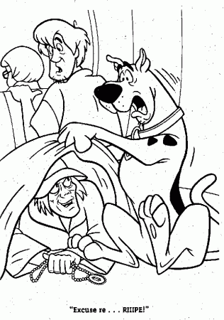 Scooby Doo Coloring In Pages Tattoo