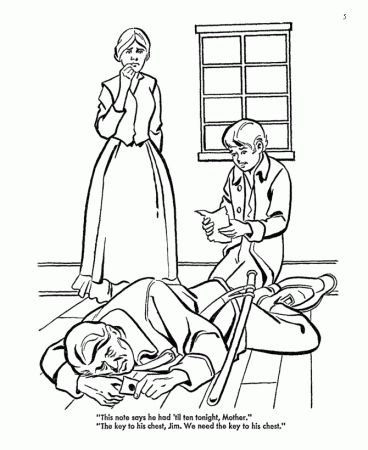 Treasure Island Coloring Pages