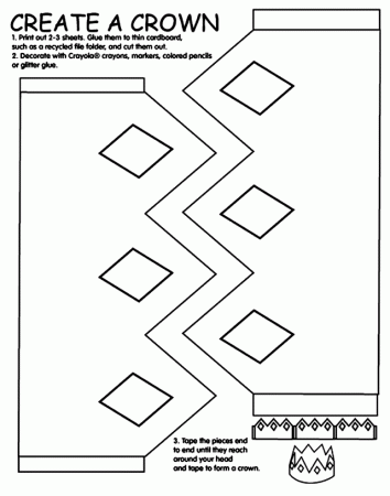 Crown-coloring-1 | Free Coloring Page Site
