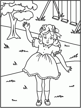 coloring pages for kids american girl | Coloring Pages For Kids