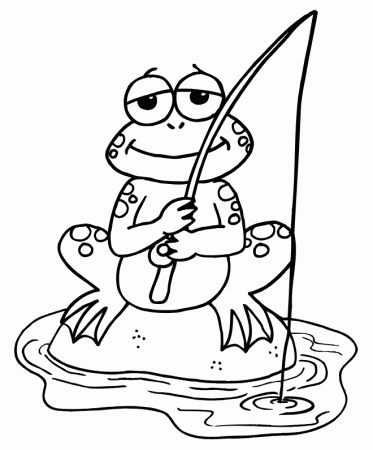 Frog Printable Coloring Pages 7 | Free Printable Coloring Pages