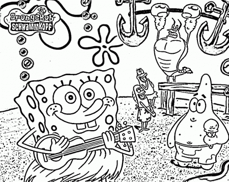 Spongebob Pictures To Print And Colour
