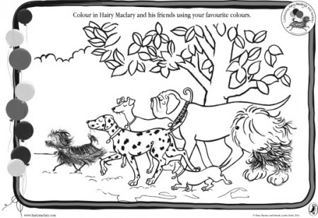 Hairy Maclary colouring page - Penguin Books New Zealand