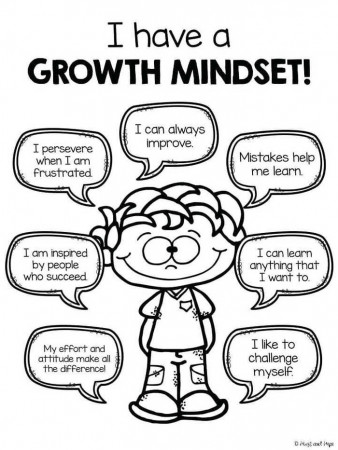 Growth Mindset Quotes Coloring Pages PDF For Kids - Coloringfolder.com