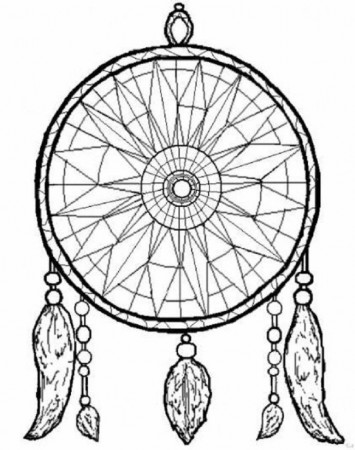dreamcatcher-coloring-page | Free Coloring Pages on Masivy World