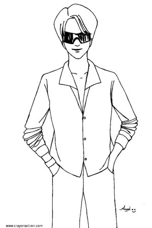 Man Coloring Pages - Asthenic.net
