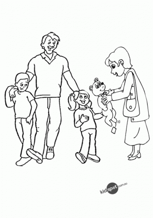 9 Pics of Family Coloring Pages For Preschool - Family Coloring ...