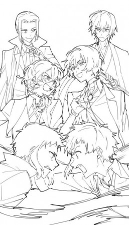 Bungou Stray Dogs coloring pages | WONDER DAY — Coloring pages for children  and adults