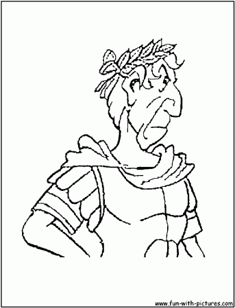 Julius Caesar Colouring Page - High Quality Coloring Pages