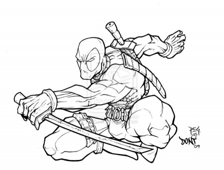 People ~ Printable Deadpool Coloring Pages ~ Coloring Tone