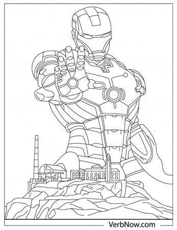 Free IRON MAN Coloring Pages for Download (Printable PDF)