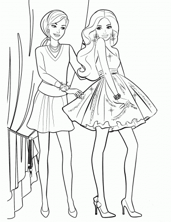 Free Fashion Coloring Pages For Girls Printable, Download Free Fashion Coloring  Pages For Girls Printable png images, Free ClipArts on Clipart Library