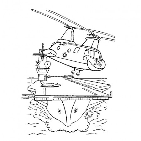 Aircraft carrier #137868 (Transportation) – Printable coloring pages