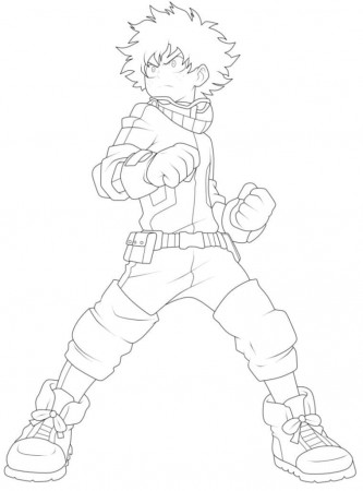 Deku coloring pages - Free coloring pages | WONDER DAY — Coloring pages for  children and adults
