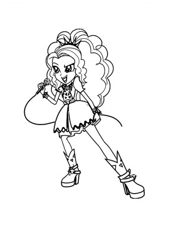 Free Equestria Girls Rainbow Rocks coloring pages. Download and print Rainbow  Rocks coloring pages