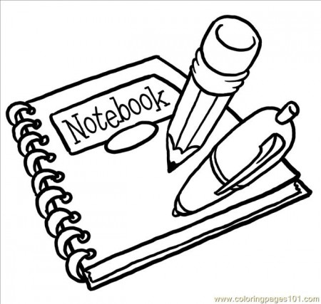 Back2schoolsupplies Big Coloring Page for Kids - Free School Printable Coloring  Pages Online for Kids - ColoringPages101.com | Coloring Pages for Kids