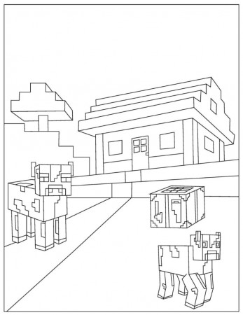 Free Minecraft Coloring Pages for Download (Printable PDF) - VerbNow