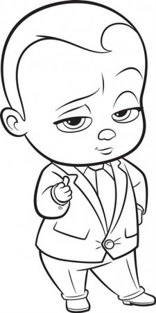 Kids-n-fun.com | 27 coloring pages of Boss baby