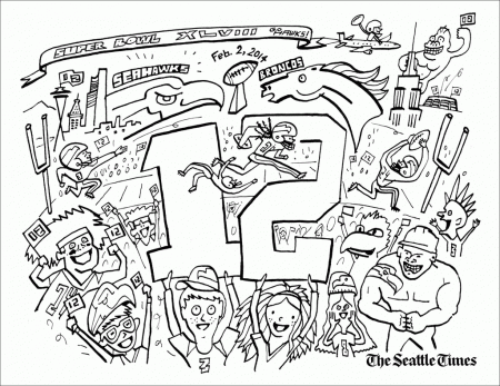 Seahawks Coloring Pages To Print - High Quality Coloring Pages