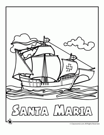 Columbus Day Worksheets and Coloring Pages for Kids - Woo! Jr ...
