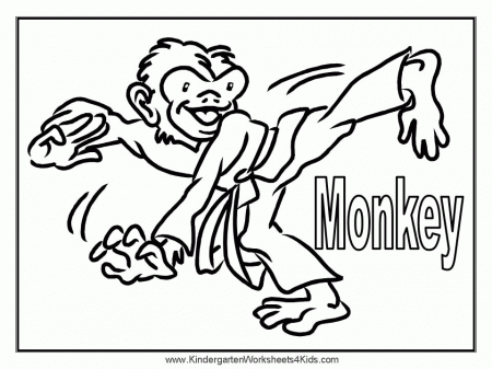 Monkey Coloring Pages | Love coloring pages | #25 Free Printable ...