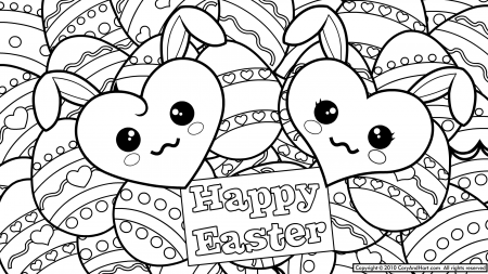 Cat Coloring Pages Easter - Coloring Pages For All Ages