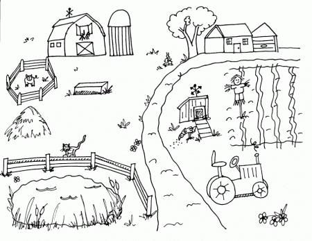 Farm Coloring Pages For Preschoolers - High Quality Coloring Pages
