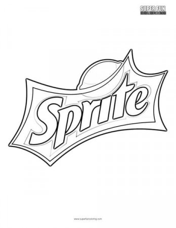 Sprite Logo Coloring Page - Super Fun Coloring