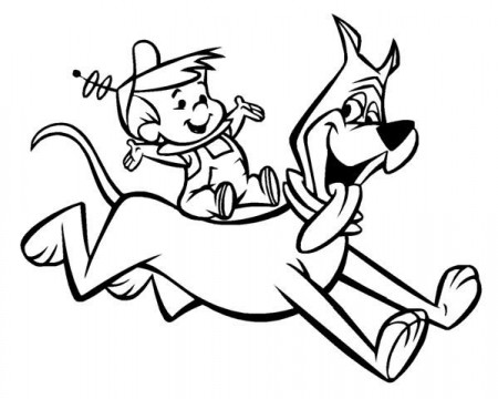 Jetsons Elroy and Astro | astro and elroy jetson decal | Cartoon coloring  pages, Vintage coloring books, Cartoon drawings sketches