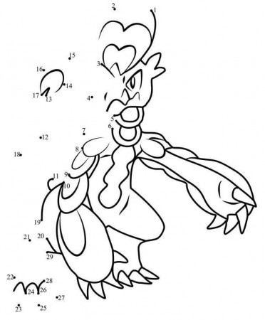 Pokemon Dot to Dot - Free Printable Coloring Pages for Kids