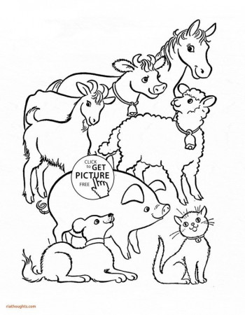 Farm Coloring Pages Animal Farm Coloring Pages Best Collections Of Free Animal  Coloring - albanysinsanity.com | Farm animal coloring pages, Farm coloring  pages, Animal coloring books