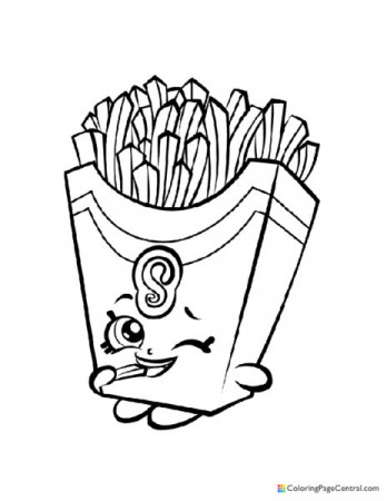 fast food | Coloring Page Central