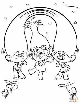 Poppy coloring page | Free Printable Coloring Pages
