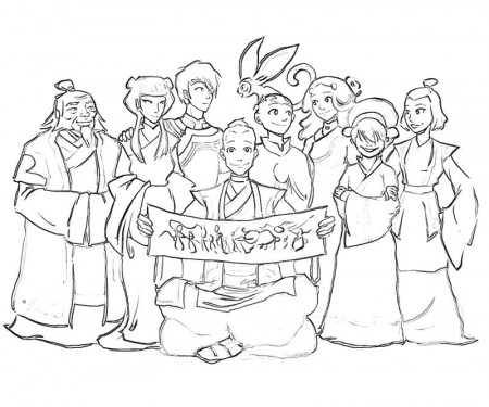 Avatar The Last Airbender coloring pages . Printable coloring pages