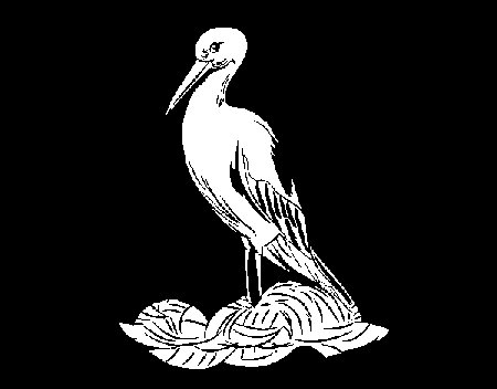 Stork and nest coloring page ...animals.coloringcrew.com