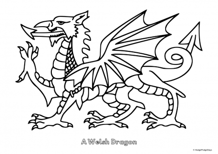 FREE Printables: St David's Day Colouring Sheets - HodgePodgeDays