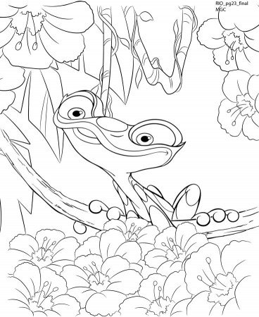 rio 2 gabi coloring pages - Clip Art Library