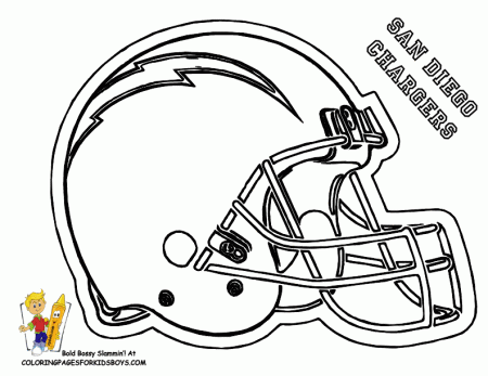 26 San Diego Chargers coloring pages | Nfl football helmets, Football  helmets, Football coloring pages