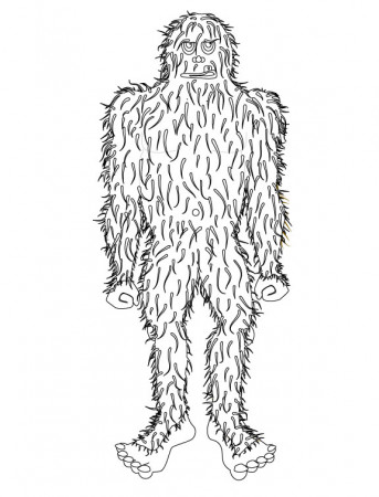 Free Bigfoot Coloring Pages, Download Free Clip Art, Free Clip Art ...