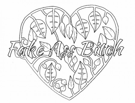 Free Swear Word Coloring Pages at GetDrawings | Free download