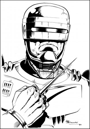 6 Epic Robocop Coloring Pages for All-Ages - Coloring Pages