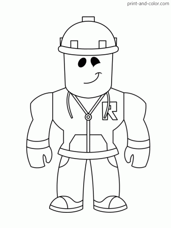 Roblox coloring pages | Print and Color.com