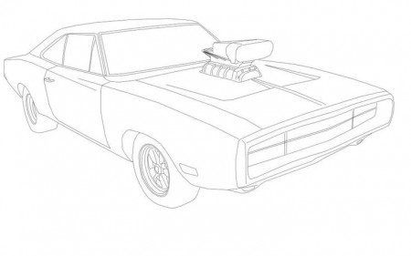 Fast And Furious Cars Coloring Pages