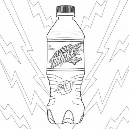 Mountain Dew coloring pages